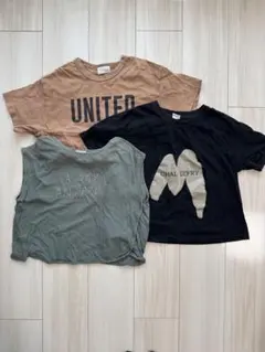 110-120cm Tシャツ 3枚セット 韓国子供服