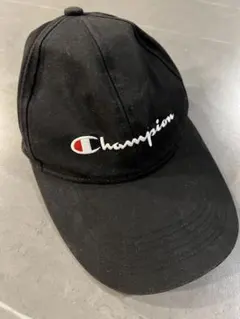 Champion ブラック　キャップコットツイルキャップ