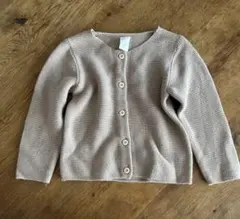 H&M ベージュ カーディガン 5ボタン