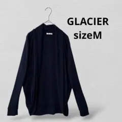 GLACIERグラシア 長袖 カーディガン　Ｍサイズ　ネイビーのサムネイル