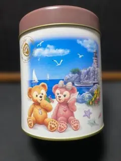 【TDS限定】ダッフィー シェリーメイ 菓子缶（空缶） ケープコッド