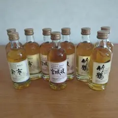 ★希少箱付き‼竹鶴旧ミニボトル12本セット★新品未開封品⭐︎28日迄出品 本日のみ値下げ‼️竹鶴12年 北杜12年 サントリー、ニッカ ミニボトル5