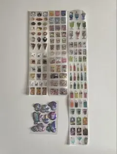 (78)おまけ付き おすそ分け シール 食べ物 飲み物 スイーツ パッケージ