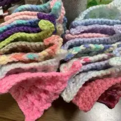 ハンドメイド アクリルたわし 11枚セットのサムネイル