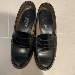 HARUTA ブラック ローファー