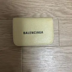サ*郎様 BALENCIAGA バレンシアガ 二つ折り財布 イエロー ストラップ サ*郎様 BALENCIAGA バレンシアガ 二つ折り財布 イエロー ストラップ