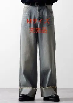 CLEL ヴィンテージデザイン ロールアップデニムパンツ定価6600円完売済み