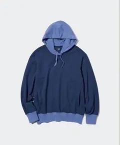 UNIQLO ユニクロ スウェットプルパーカー 長袖 ブルー