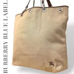 バーバリーブルーレーベル　トートバッグ　ノバチェック　A4収納可　大容量　肩掛け