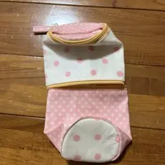 ペンケース　ピンクの水玉模様のサムネイル
