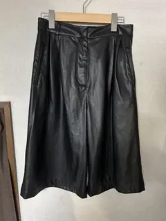 MIJEONG PARK レザーショーツ 膝下丈