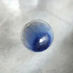 希少 天然石 デュモルチェライト インクォーツ 124d 粒売り 約7.7mm