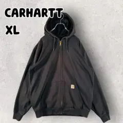 カーハート フルジップパーカー スウェット フーディ ブラック XL相当 3