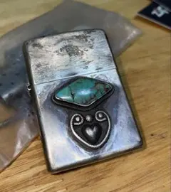 スターリングシルバーzippo 1996ターコイズ レア物 - メルカリ