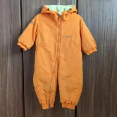 オレンジ フード付きジャンプスーツ
