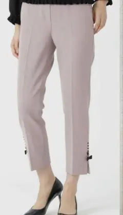 新品トゥービーシックTO BE CHIC大きいサイズ50ストレッチパンツ入学式