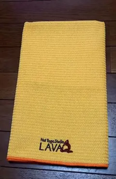 Hot Yoga Studio LAVA ヨガタオル イエロー