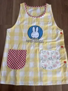 ミッフィー エプロン チェック柄