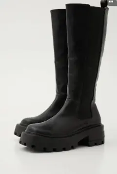 新品未使用　SLY ロングブーツ　厚底　ブラック SLY ブーツ PUFFER LONG BOOTS パッファー ロング レディース
