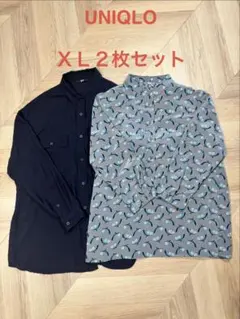 UNIQLO ユニクロ 長袖ブラウス 2枚セット XLのサムネイル