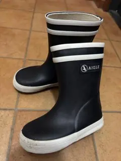 AIGLE イーグル　長靴　レインブーツ ブラック 13cm 13.5cm
