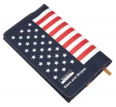 アウトレット[Bandiera] ブックカバー（本革） アメリカ　新書版　①