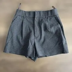 ZARA チェック柄 ハーフパンツ XSのサムネイル