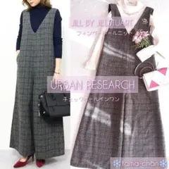 専用／URBAN RESERCH 起毛チェック オールインワン サロペット