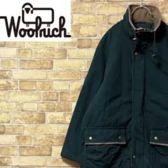 ウールリッチ　ダックジャケット　中綿キルティング　ビッグシルエット　グリーン　L