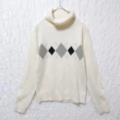 ライルアンドスコット タートルネックセーター リブニットプルオーバー