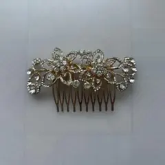 ラインストーンヘアコーム