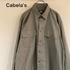 【レア】カベラス シャツ ハンティング サファリ エルボーパッチ 90s 古着