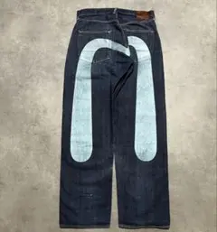 36×35 Evisu 大黒 ビッグカモメ 水色ペンキ travis Y2Kのサムネイル