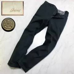 【XL】Brioni デニム スリム ストレッチ ブラック ブリオーニ 50 2026年最新】Brioni デニムカラー：ブラック メンズ デニム・ジーンズ