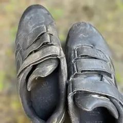 アシックス ブラック スパイクシューズ ベルクロ