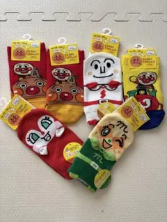 アンパンマン キッズ靴下 6足セット 13-19cm