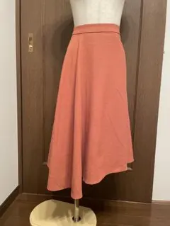 Spick & Span フレアスカート サイズ38 オレンジ 日本製