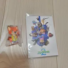 ズートピア2パタパタメモ4柄各20枚 ペタンコマスコット ニック