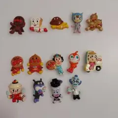 アンパンマン くっつくんです17～18 マグネット ガチャ カプセルトイ 14個