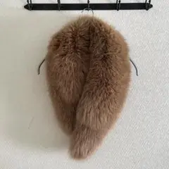 ブルーフォックス ブラウン ファー ストール ショール 毛皮