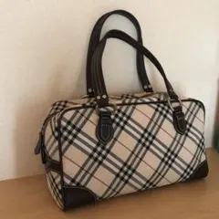 ※希少、チェック　ピンク　バーバリー　バッグ