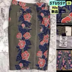 STUSSY 90s 海パン 半パン USA製 新品 ハワイのサムネイル