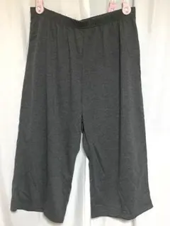 【最終値下げ】ワイドパンツ　ガウチョパンツ　グレー　3L