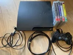 PS3本体 CECH-3000A コントローラー付き ゲーム5本セット