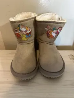 ドワーフキャラクター刺繍ベージュブーツ 16cmのサムネイル