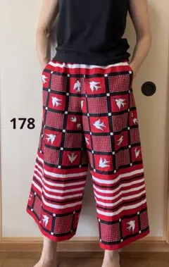 182☆アフリカ布☆ガウチョパンツ☆ハンドメイド - メルカリ