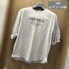 PINK LATTE CREDBILE Tシャツ Lサイズ ホワイト 160