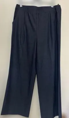 グンゼ　FOOT GALLERY ワイドパンツ ゴムウエスト　L