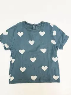 Petit Bateau ハート柄 半袖Tシャツ 18m81cmのサムネイル