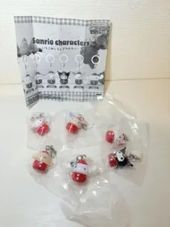サンリオキャラクターズ　いちごめじるしアクセサリー　全6種コンプリート　ガチャ